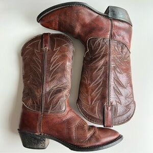 Durango Truck’n Goodyear Welt Cognac Rusty Brown Leather Western Cowboy Boots